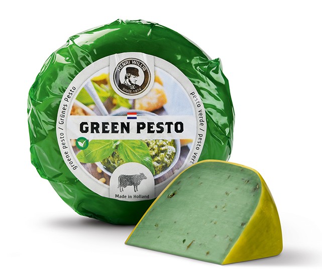 obrázek Baby Gouda Green Pesto Herbs 280g 48% f.i.d.m.